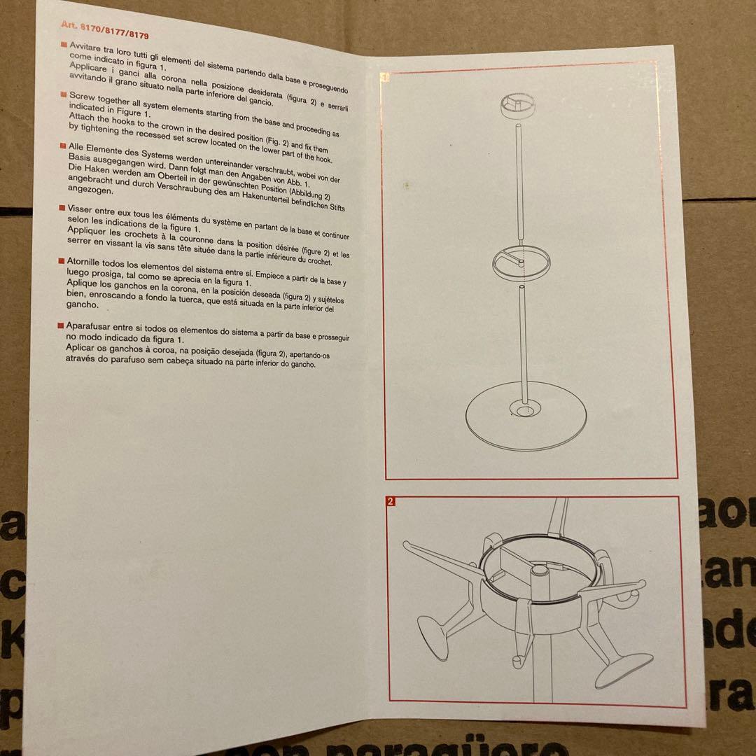 カルテル Kartell ブラック　黒　ハンガーラック コートラック　新品