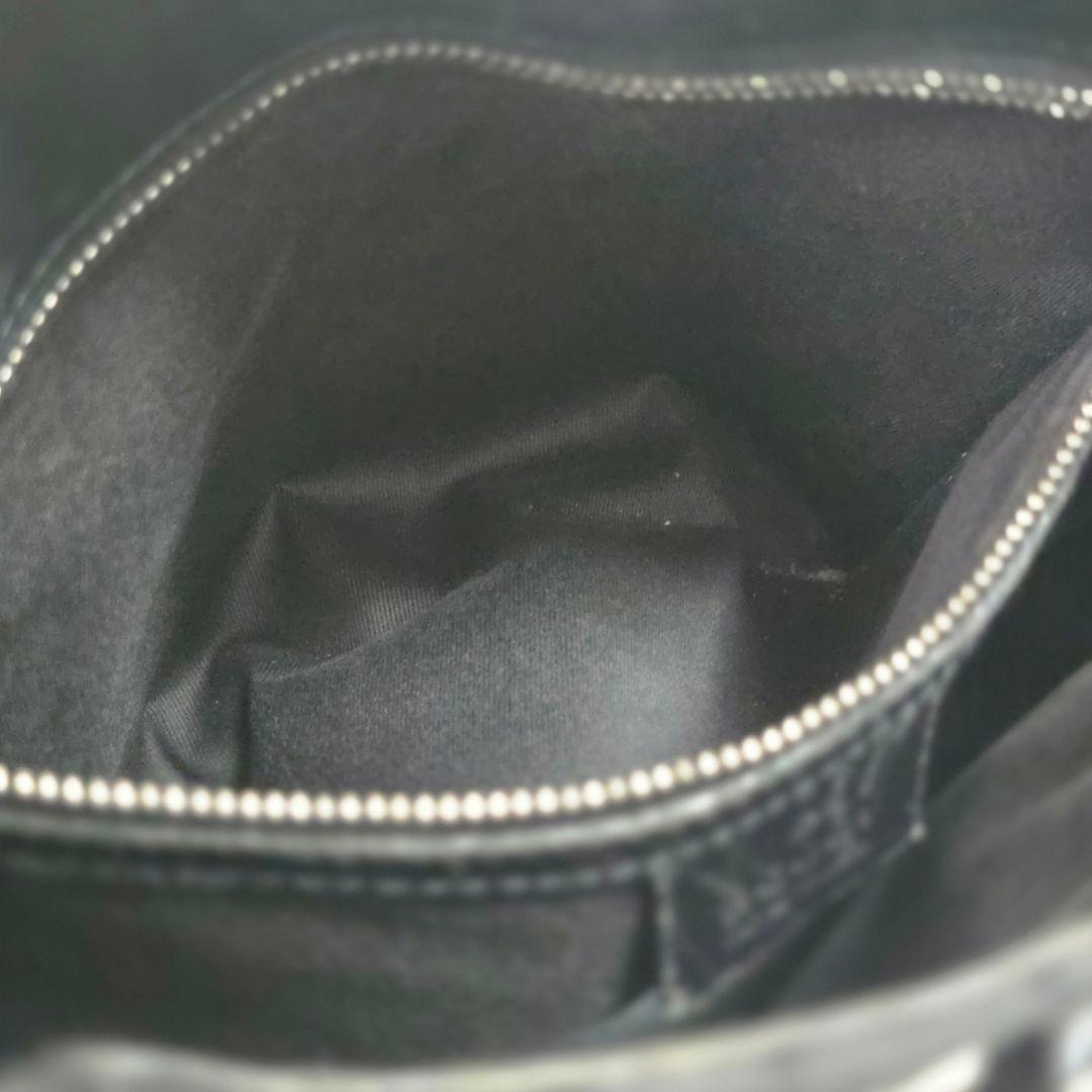 GUCCI　GG柄　ブラック　トートバッグ ビジネスバッグ キャンバス レザー