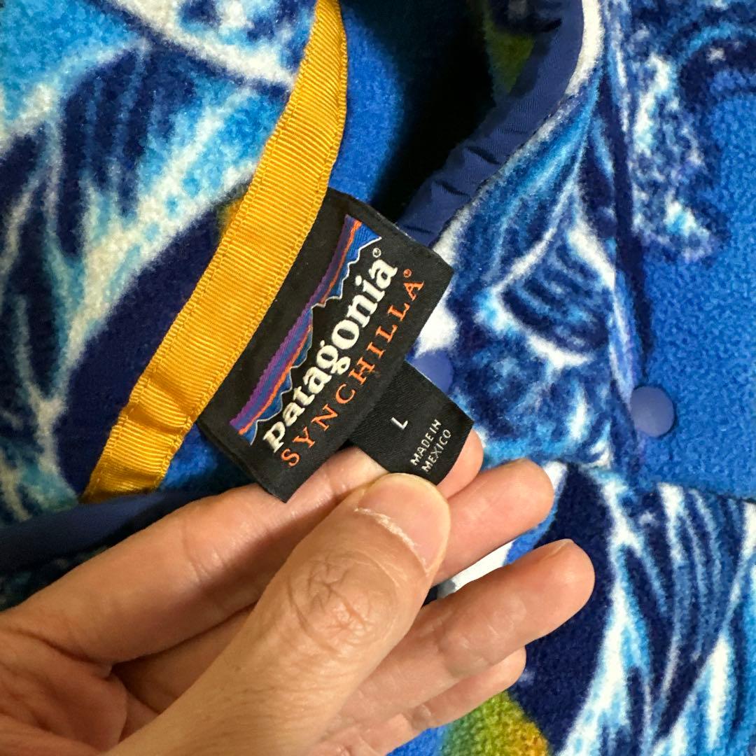 珍*ね様 海外限定patagonia シンチラ 葛飾北斎　波柄