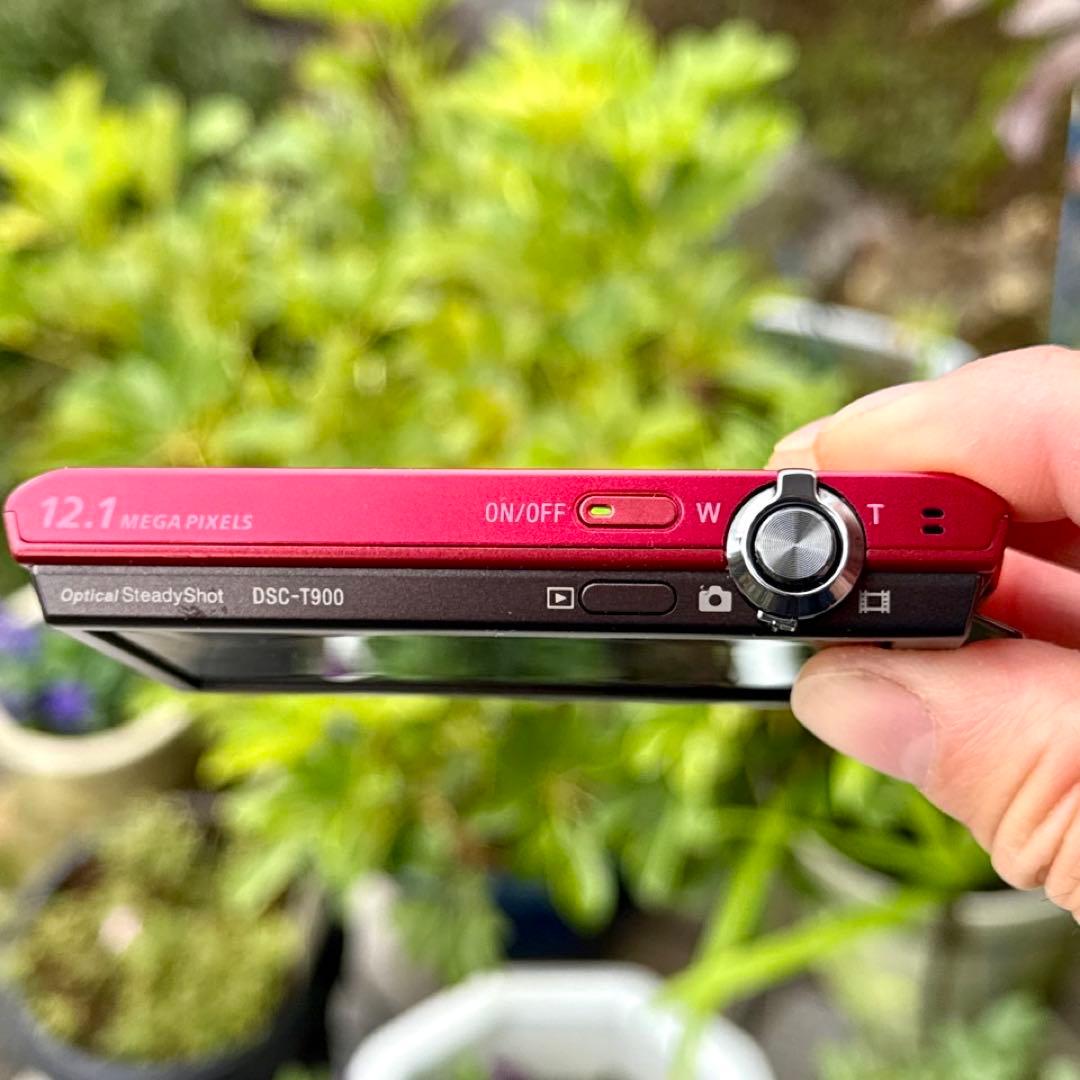 ☆動作OK SONY デジカメ DSC-T900 メモリースティック&電池付き