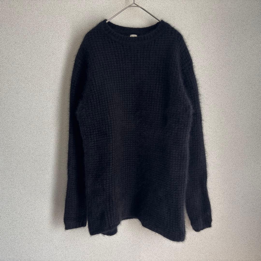 美品■Ron Herman ロンハーマン【M】ラクーンファー ニット ブラック