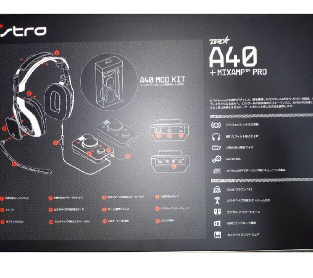 Astro ゲーミングヘッドセットA40TR-MAP ミックスアンプ付き