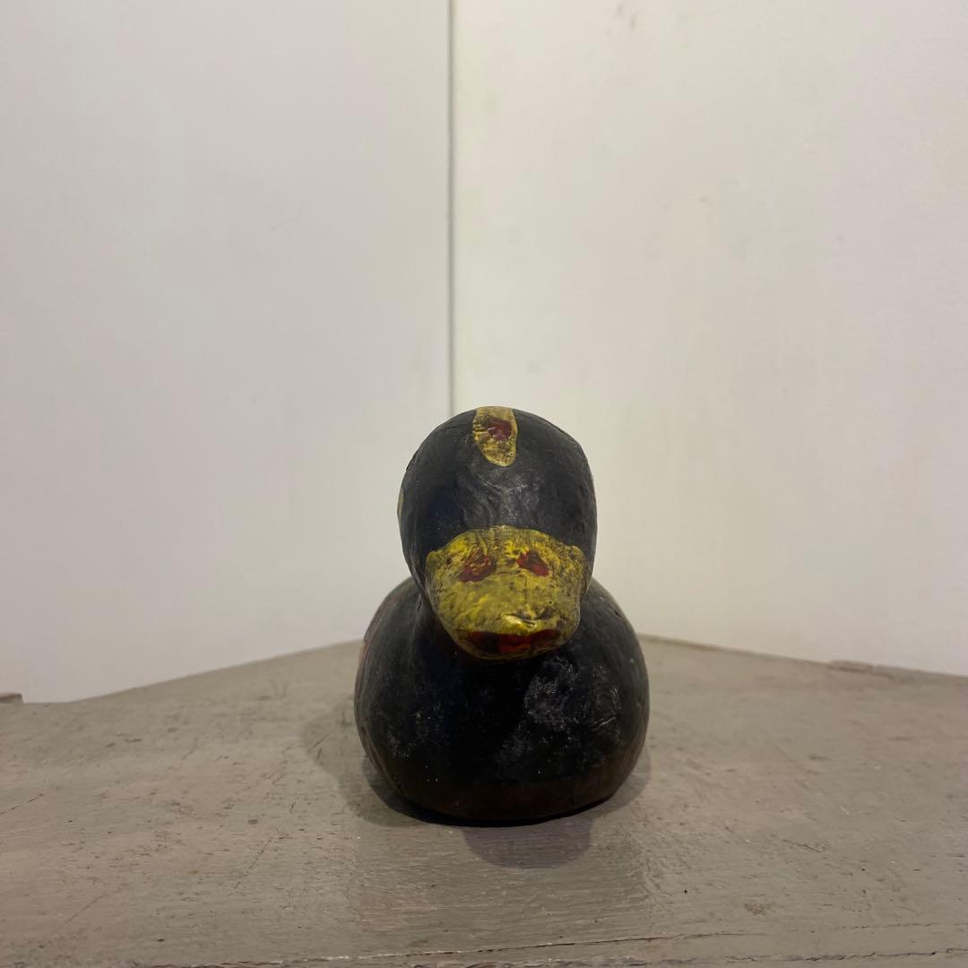 紙縒り細工 水鳥 雁 二羽セット アンティーク