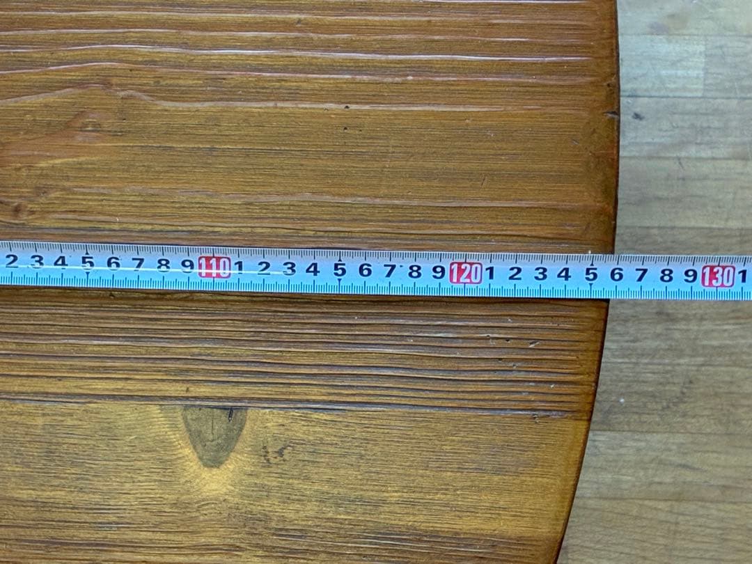 木製円形テーブル・直径125cm