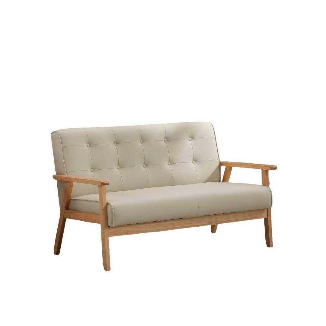 【新品】人気 高級感PVCレザーソファ 2人掛け 組立簡単