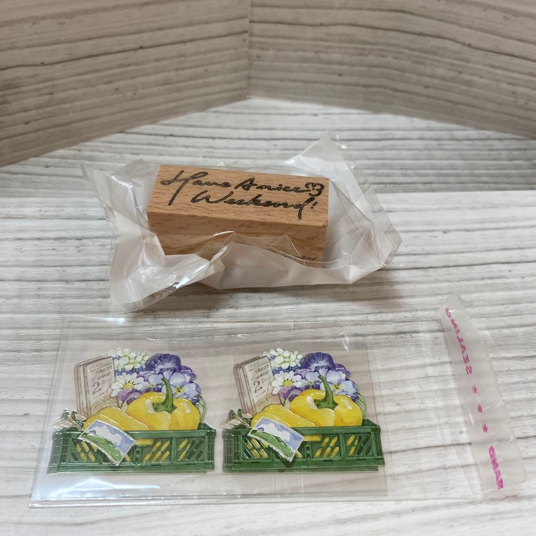 【SALE】【新品】海外マステ　野柚Neinei【美味时时季】 4本巻売り