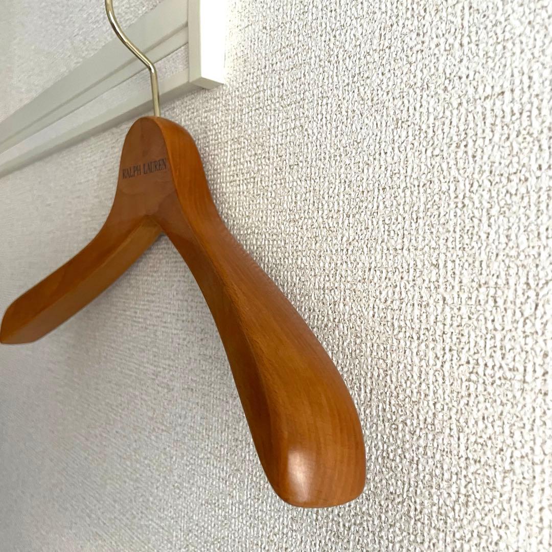 【非売品】ラルフローレン　木製ハンガー　4本セット　レディース　Jr. キッズ