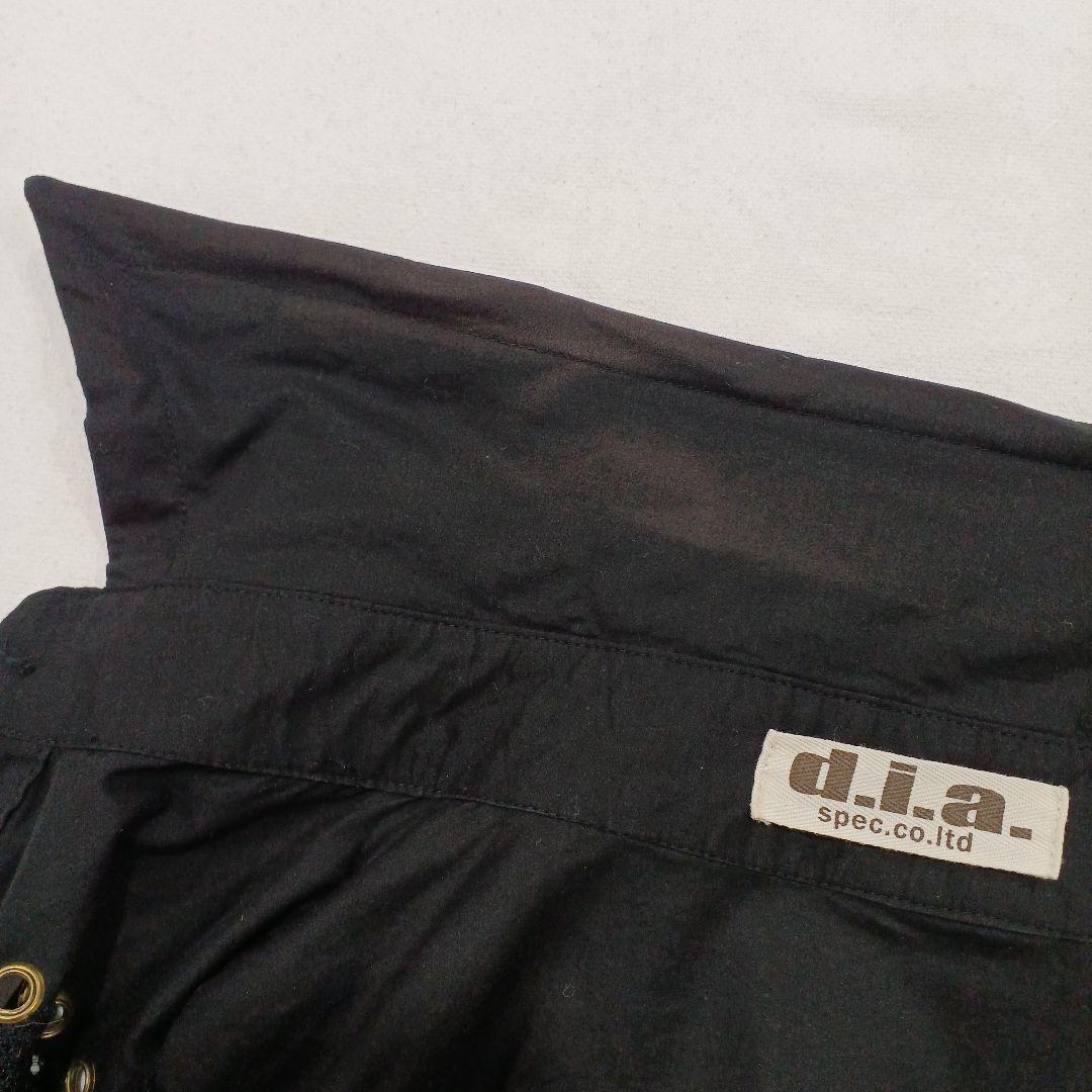 d.i.a. 金ボタン ハトメ 襟ワイヤー レース シャツ ジャケット y2k
