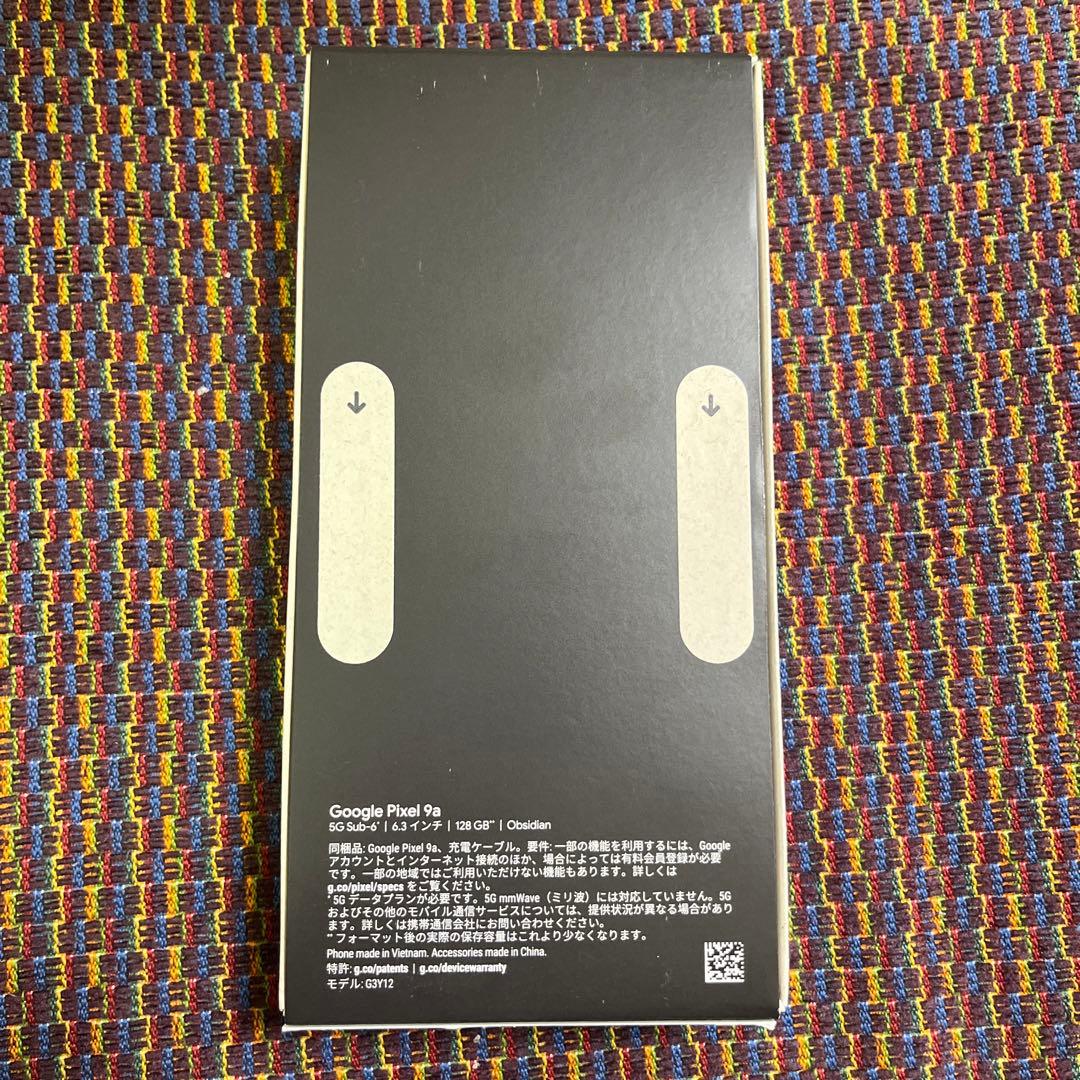 Google Pixel9a 128GB Obsidian新品未開封SIMフリー