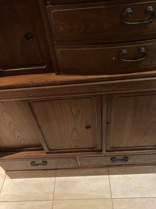 水屋　飾り棚　アンティーク