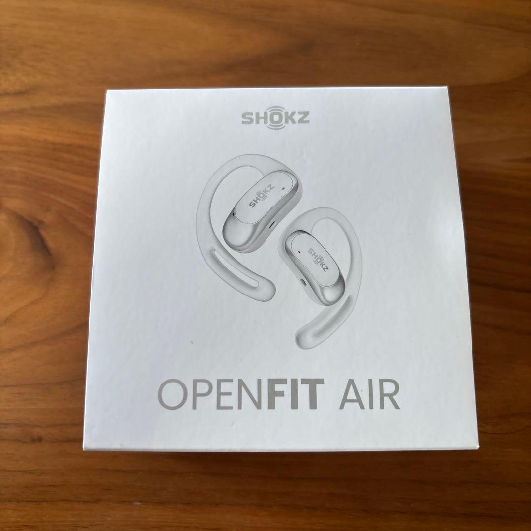 UU　　Shokz OpenFit Air ホワイト