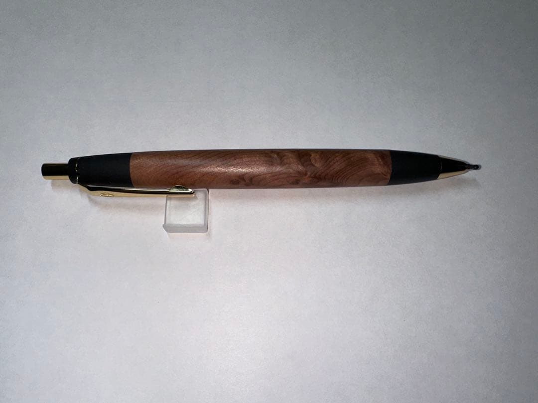 野原工芸　セコイア瘤杢　限定樹種　スタンダードボールペン（ゴールド金具）　正規品