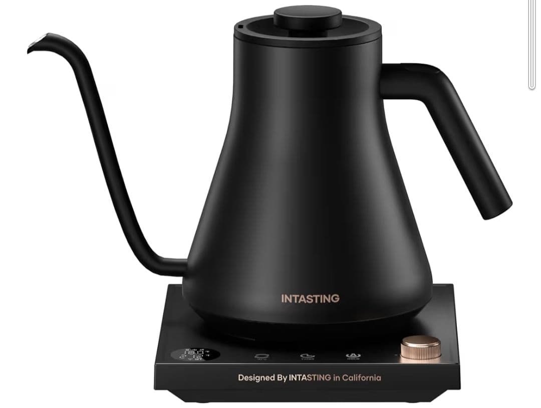 instaheat電気ケトル0.9L 温度設定 細口 コーヒー ドリップタイマー