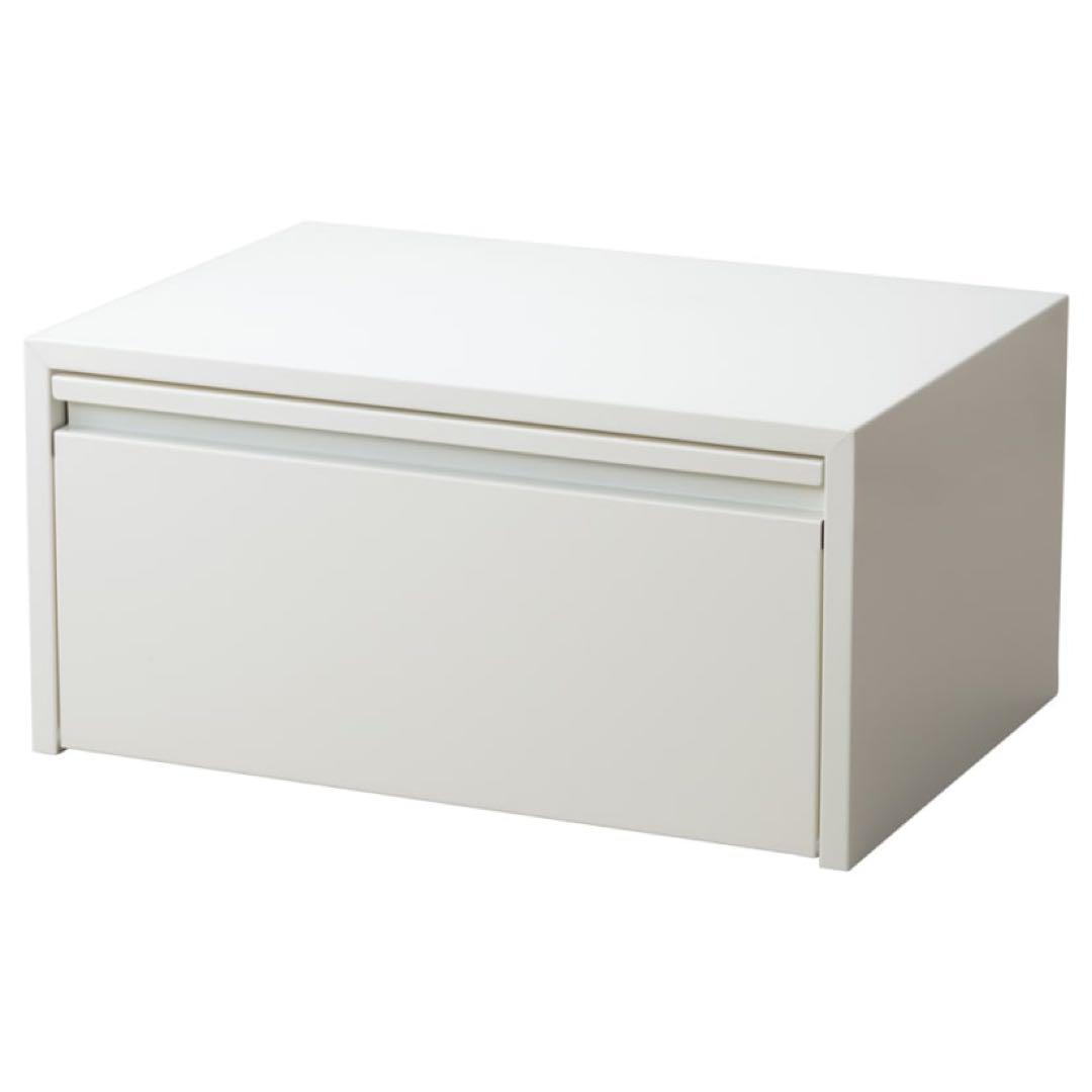 E-36351 白いトースターラック　奥行32　箱未開封品