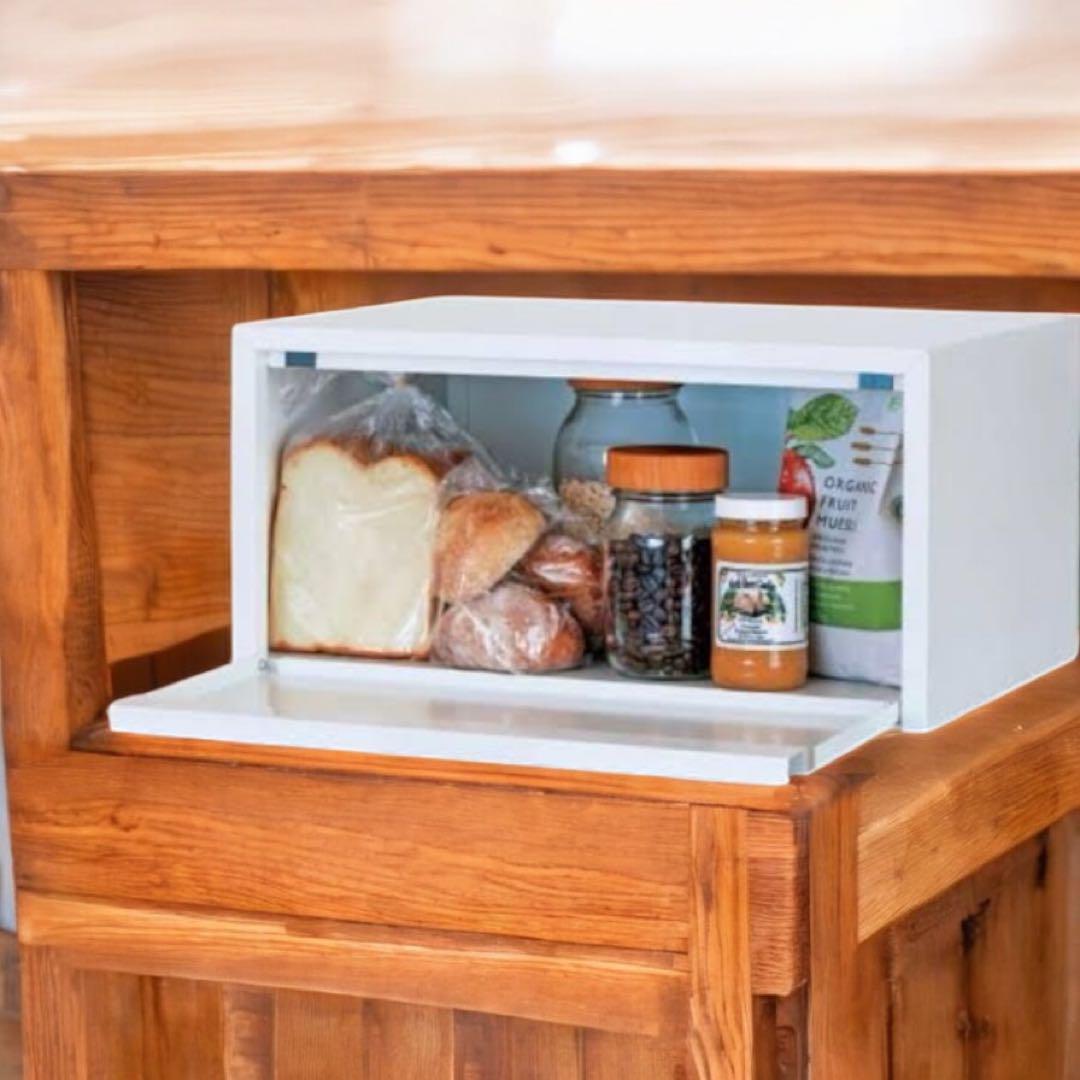 E-36351 白いトースターラック　奥行32　箱未開封品