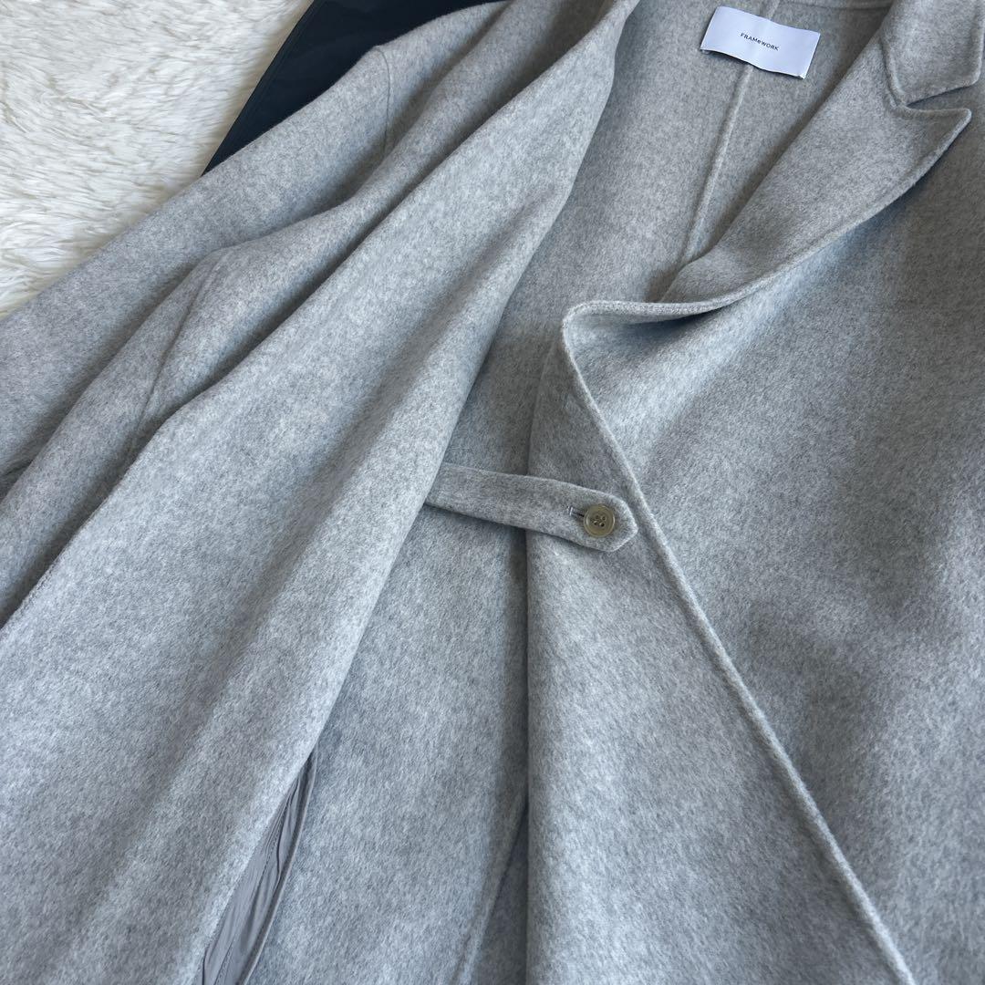 美品✨人気色 フレームワーク リバーショートコート ダブルファイス 近年