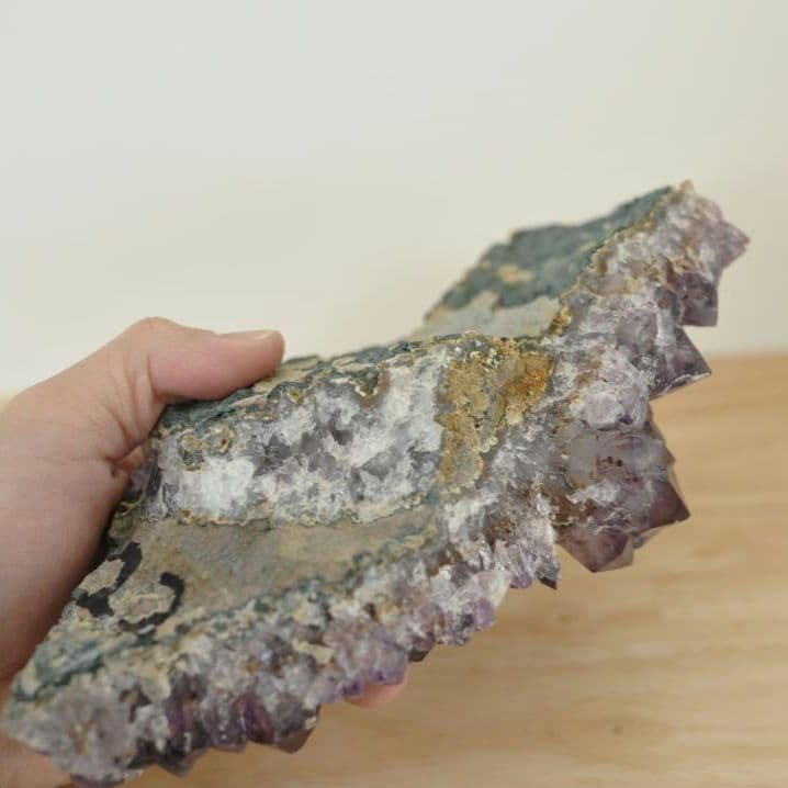 アメジストクラスター 21×9.5cm 1.2kg