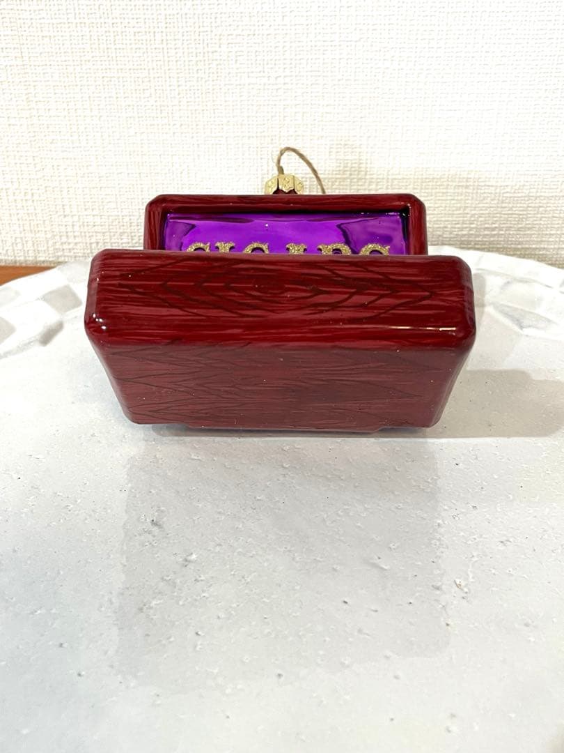 ガラスオーナメント　シガーズボックス