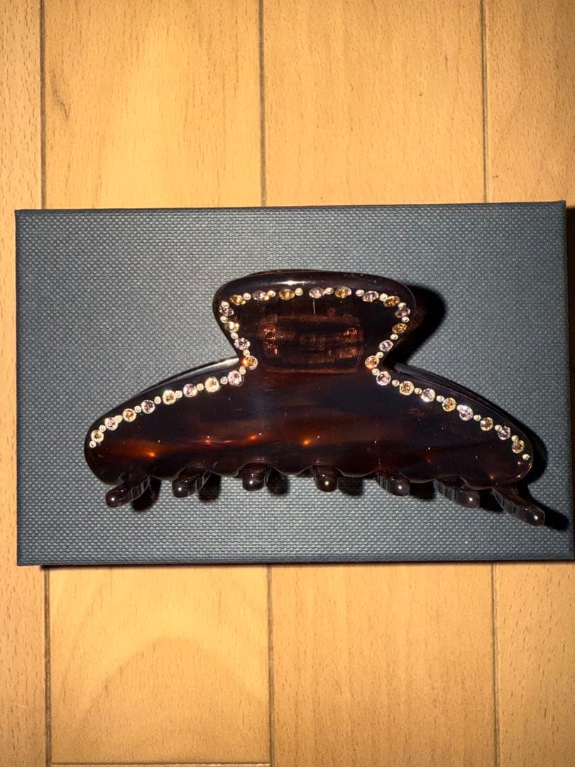 【新品未使用】アレクサンドル ドゥ パリ 新作 Mクリップ ブラウン