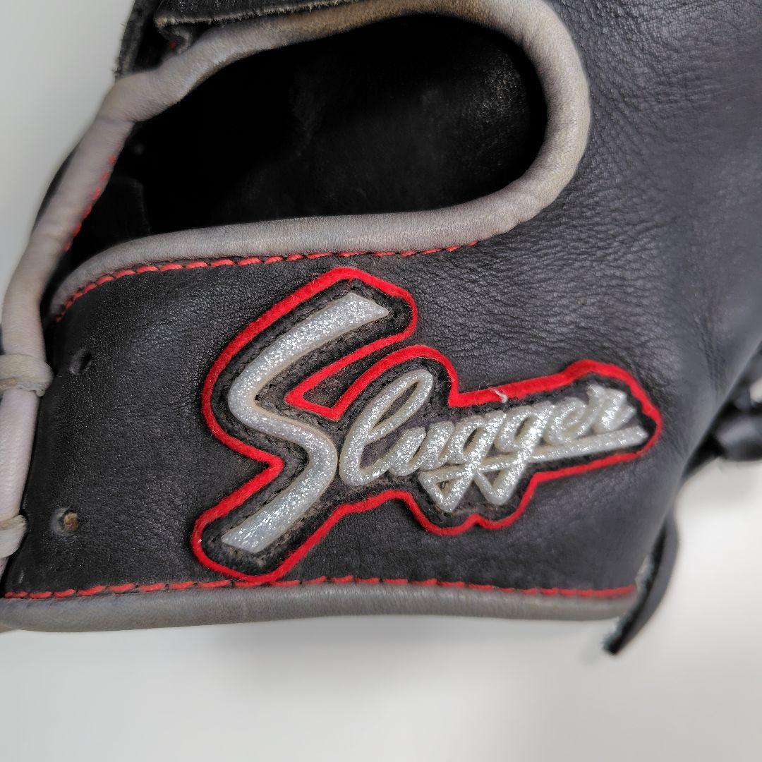 Slogger 軟式グローブ ブラック/レッド