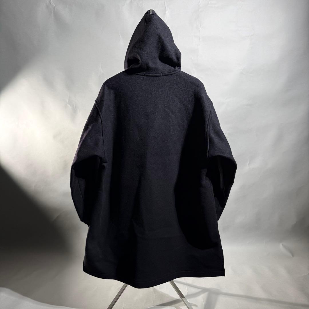 COMOLI メルトンフーデッドコート size2