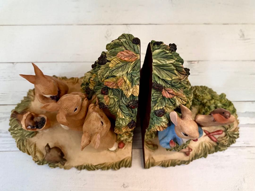 ピーターラビット　ボーダーファインアーツ　【ピーターラビットのブックエンド】