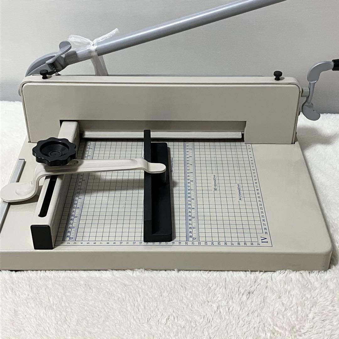 動作品 業務用 大型裁断機 ペーパーカッター 400枚 裁断 A3 A4