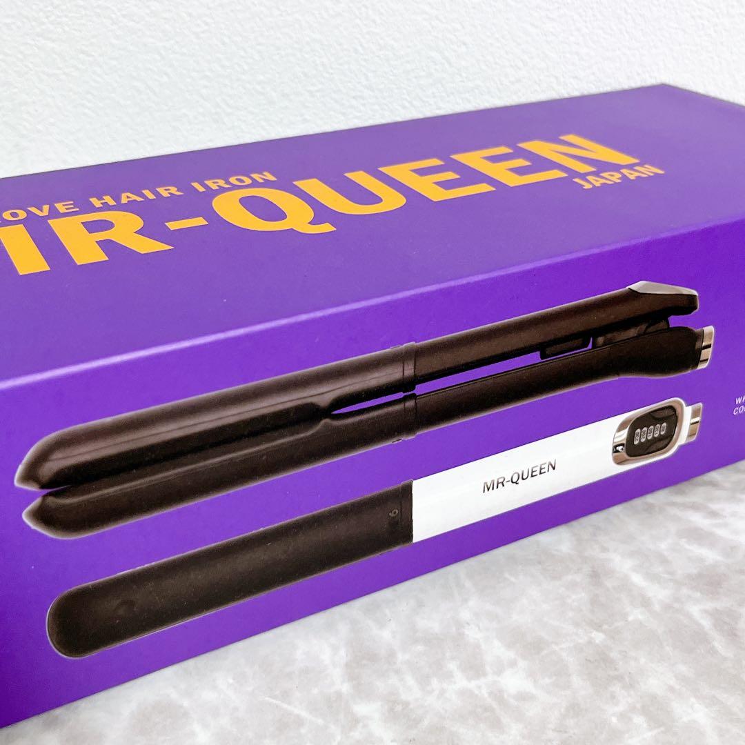 【新品】　ヘアアイロン ストレート MR-QUEEN 2way ブラック　美髪