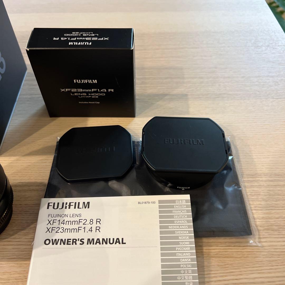 XF23mmF1.4 R 別売レンズフード付き