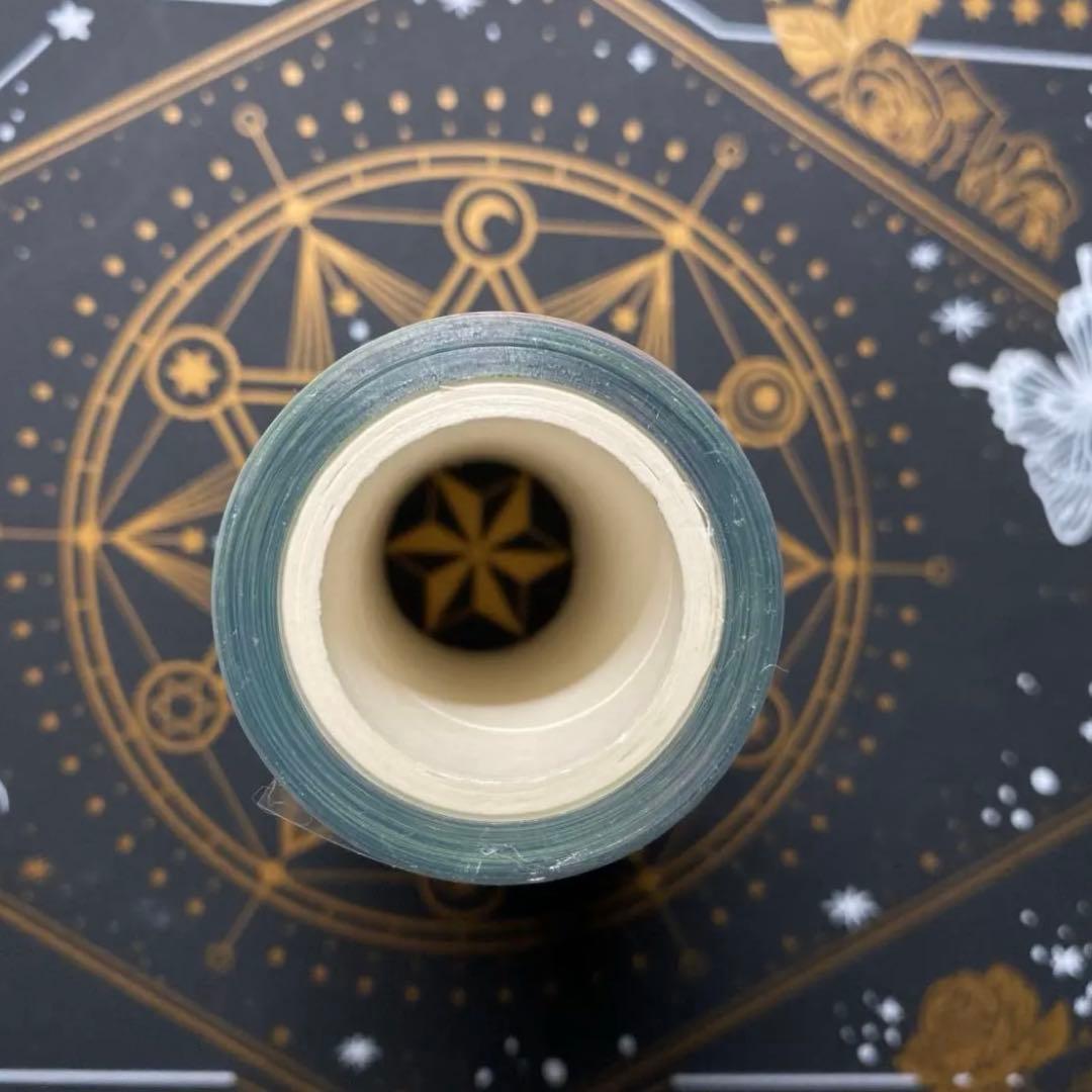 【9159】海外　中古巻貝殻光マスキングテープ　小屋　ガーデン　生活　背景装飾系