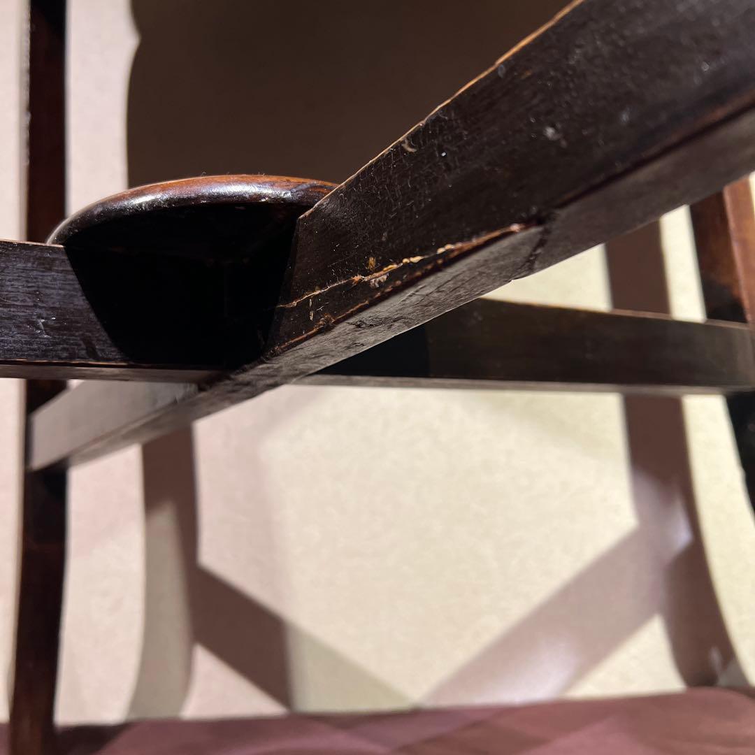 中華民国1910'sアンティーク3点セットの内のテーブル　上海租界