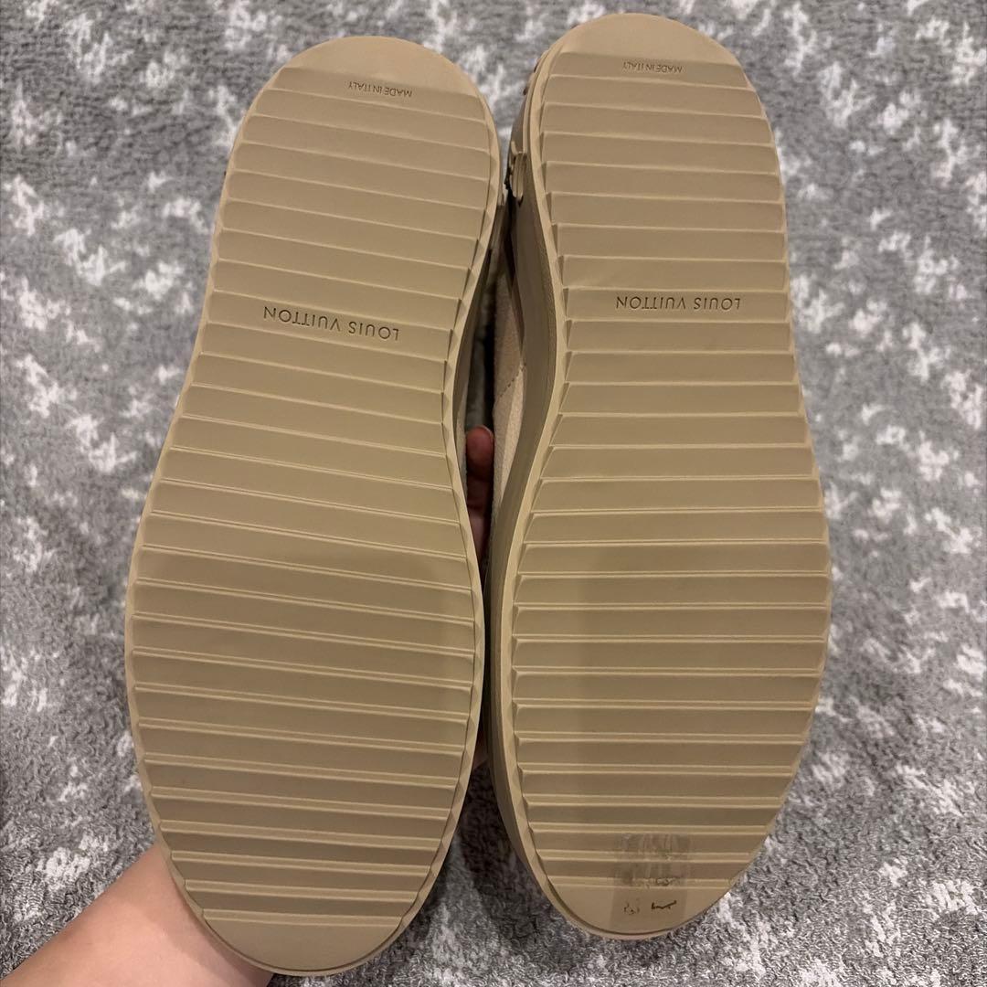 【新品】LOUIS VUITTON ベージュ ムートンブーツ 38 1/2