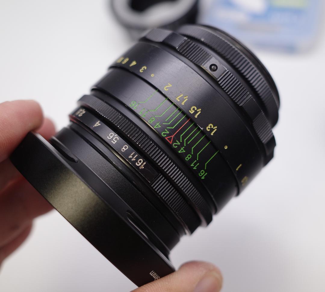 69 　美品　ぐるぐるボケレンズ　ヘリオス　44-2　M42アダプター付