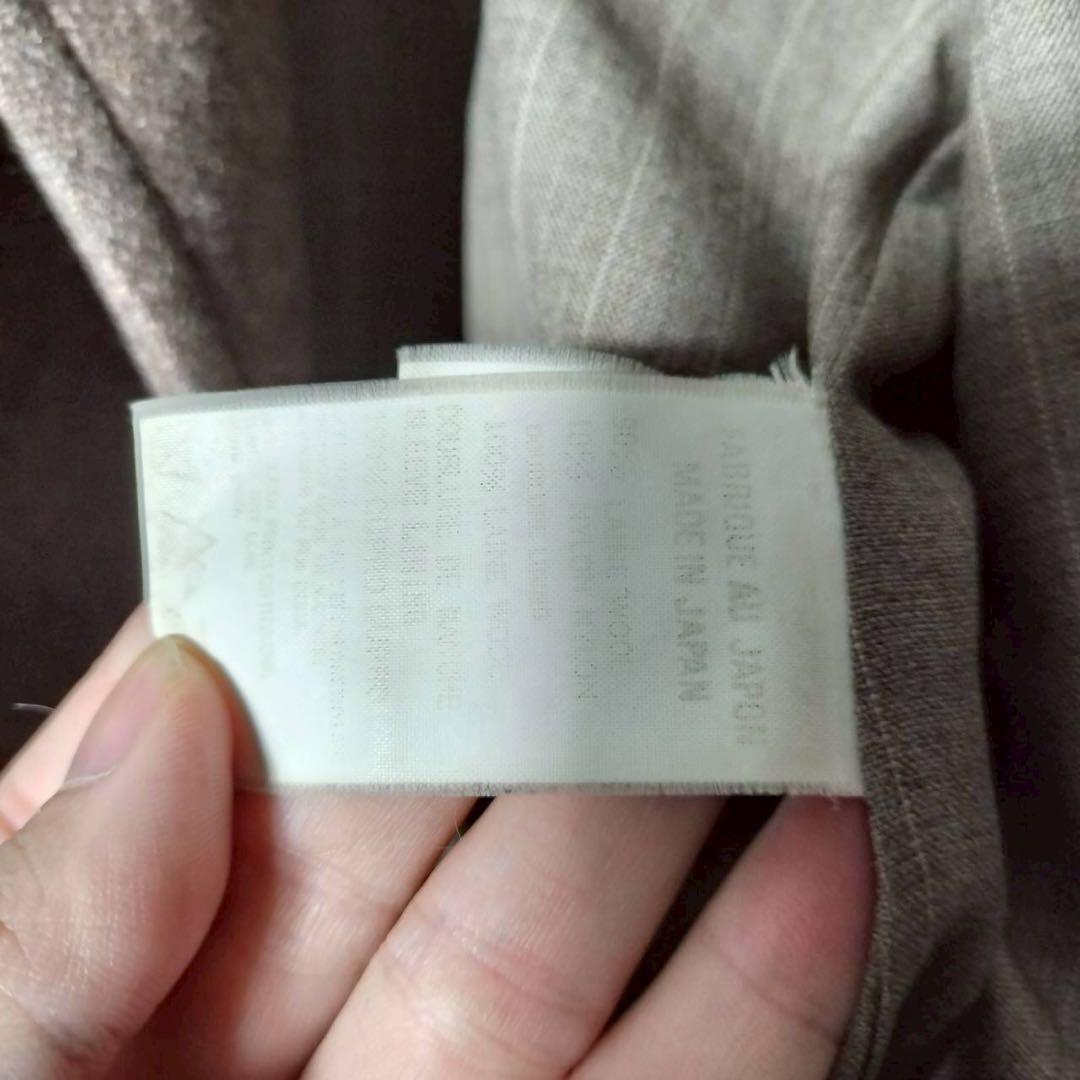 ワイズ Y's ヨウジヤマモト 女優襟Pコート ハーフコート 裁ち切り ウール