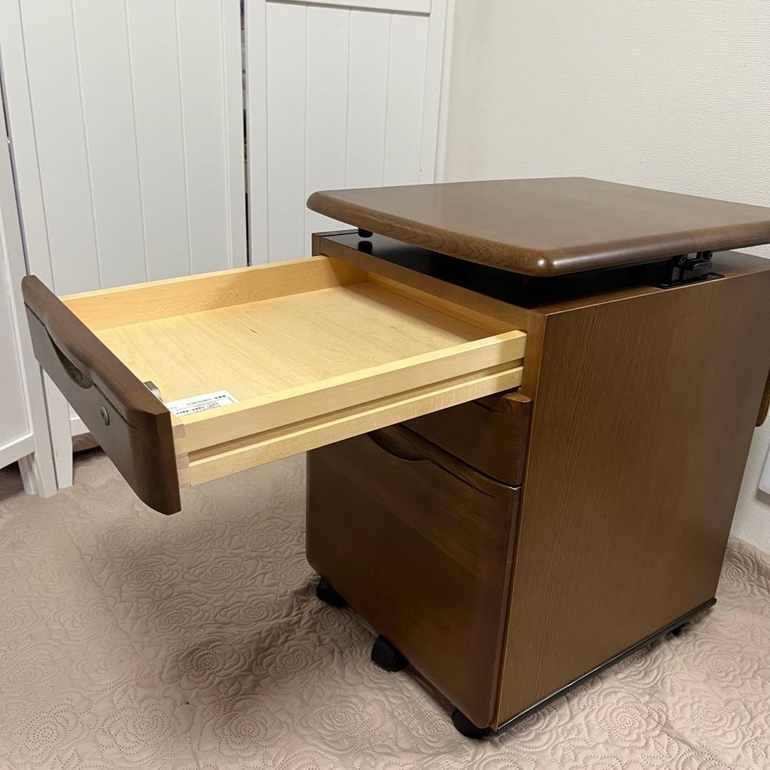 ■専用ページ■カリモク デスクワゴン 袖机 S9079 天然木 サイドテーブル