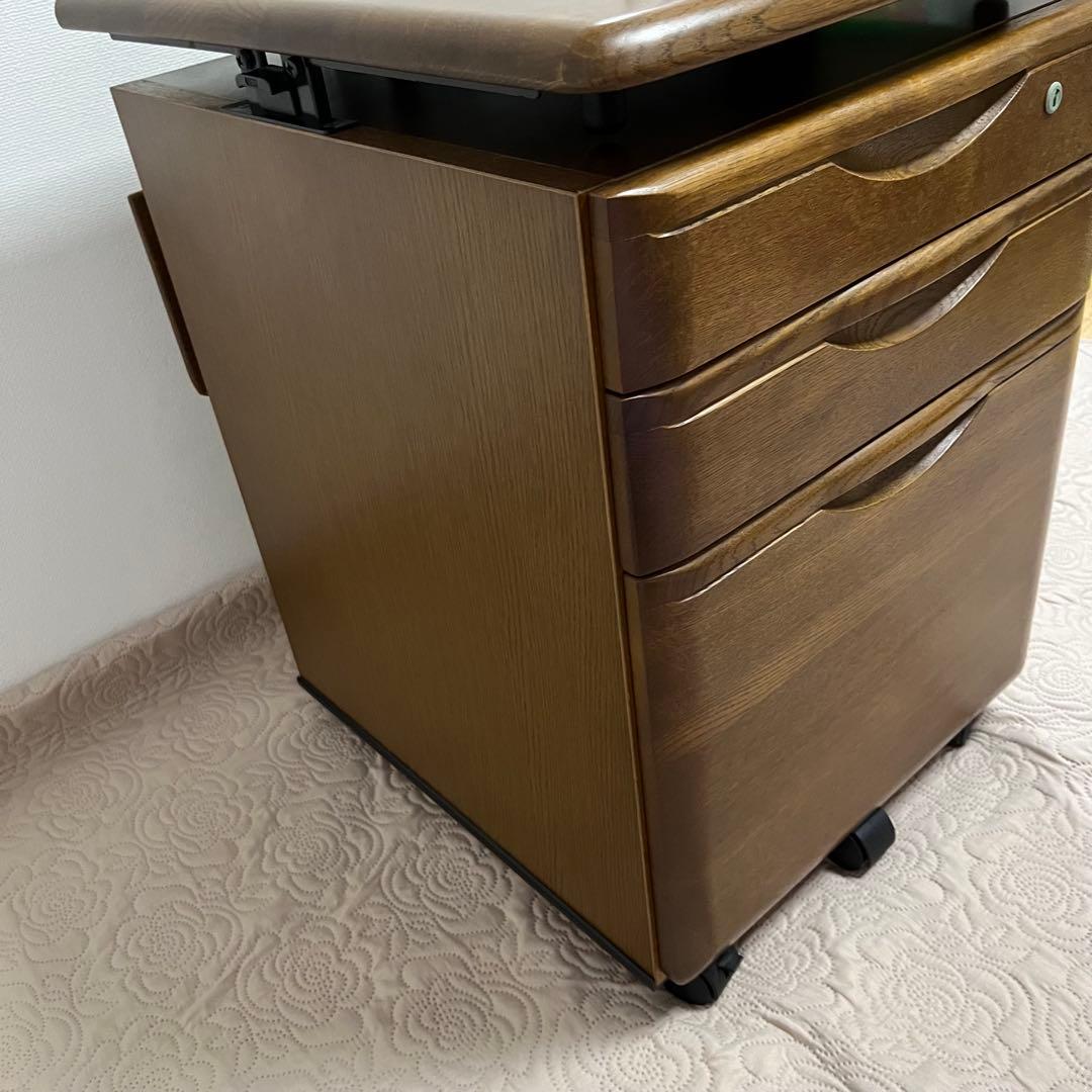 ■専用ページ■カリモク デスクワゴン 袖机 S9079 天然木 サイドテーブル