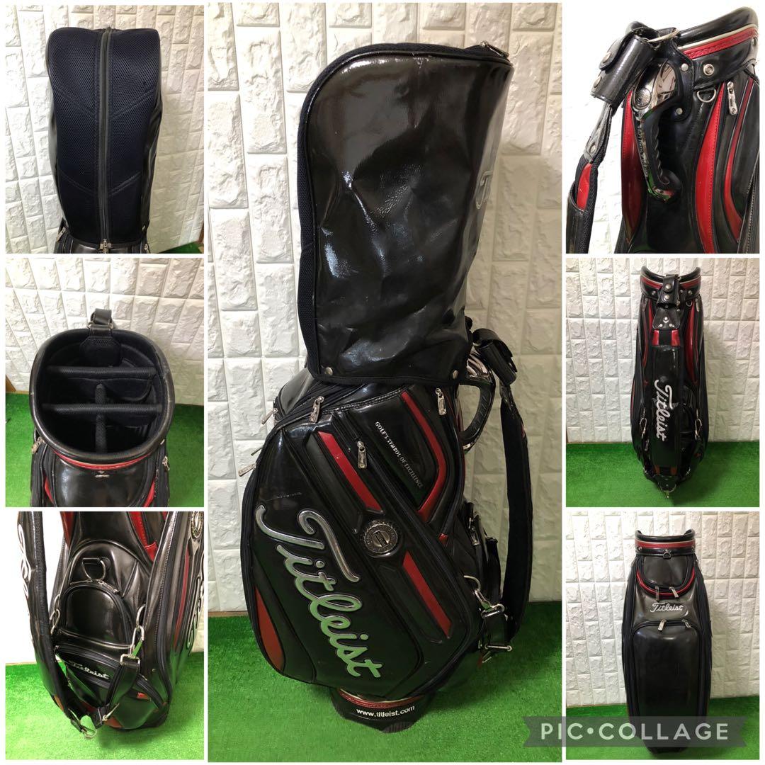 初心者おすすめ☆メンズ ゴルフクラブセット☆タイトリスト☆高級キャディバッグ付