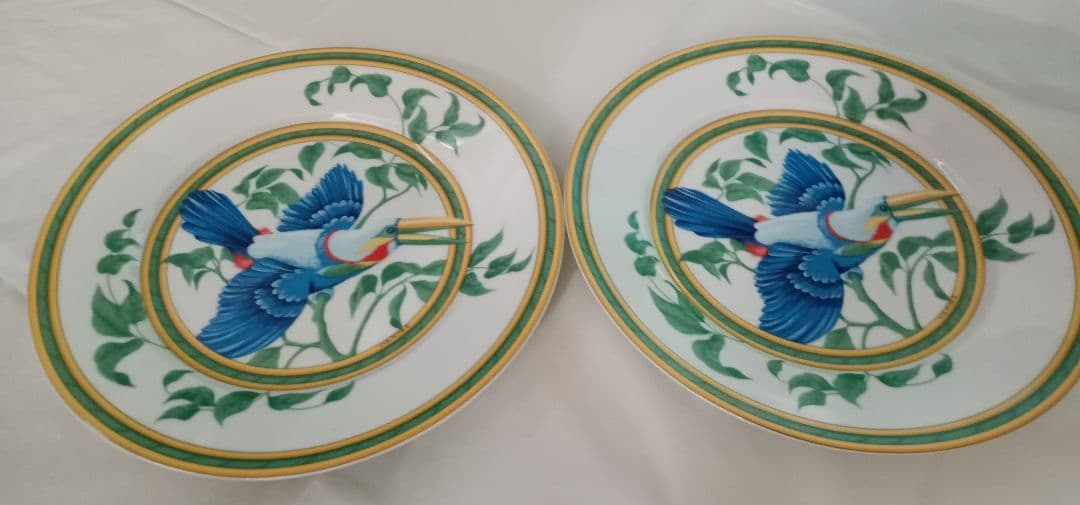 【エルメス】HERME　トゥカン　ポット　プレート2枚セット