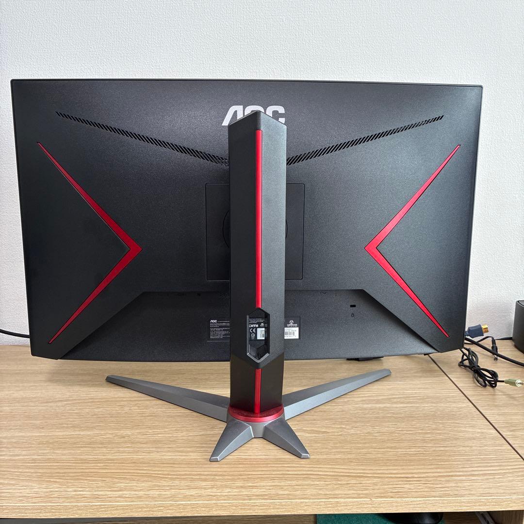 AOC C27G2X/11 27インチ ゲーミングモニター 湾曲 165hz