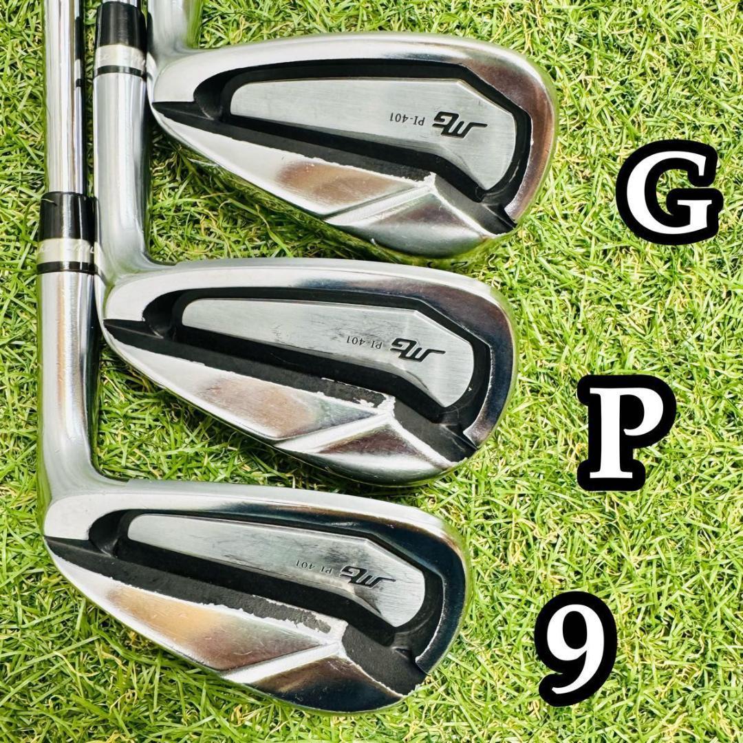 【良品】三浦技研 PI-401 メンズアイアンセット 6本 スチール S