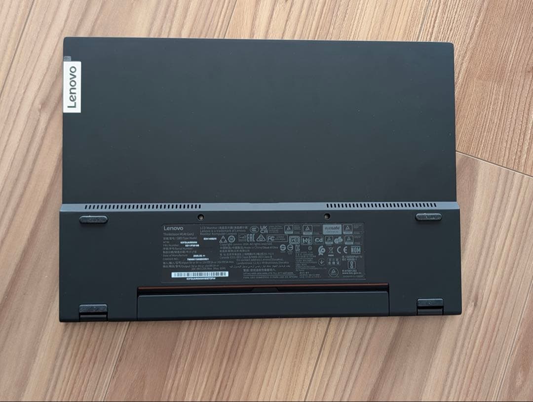 ディスプレイ・モニター本体 ThinkVision M14t Gen 2