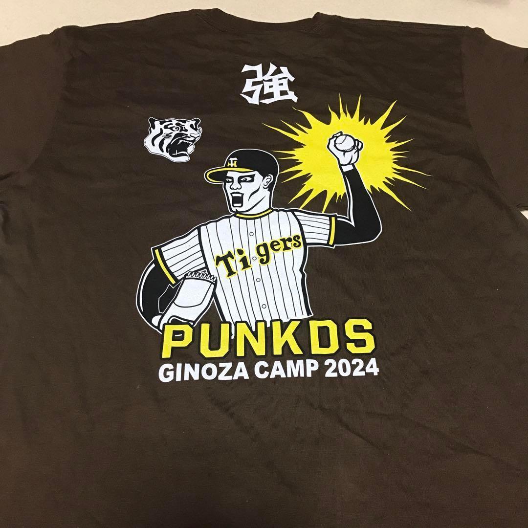 punkdrunkers XXL 阪神タイガース 未使用 Tシャツ 茶 虎 半袖