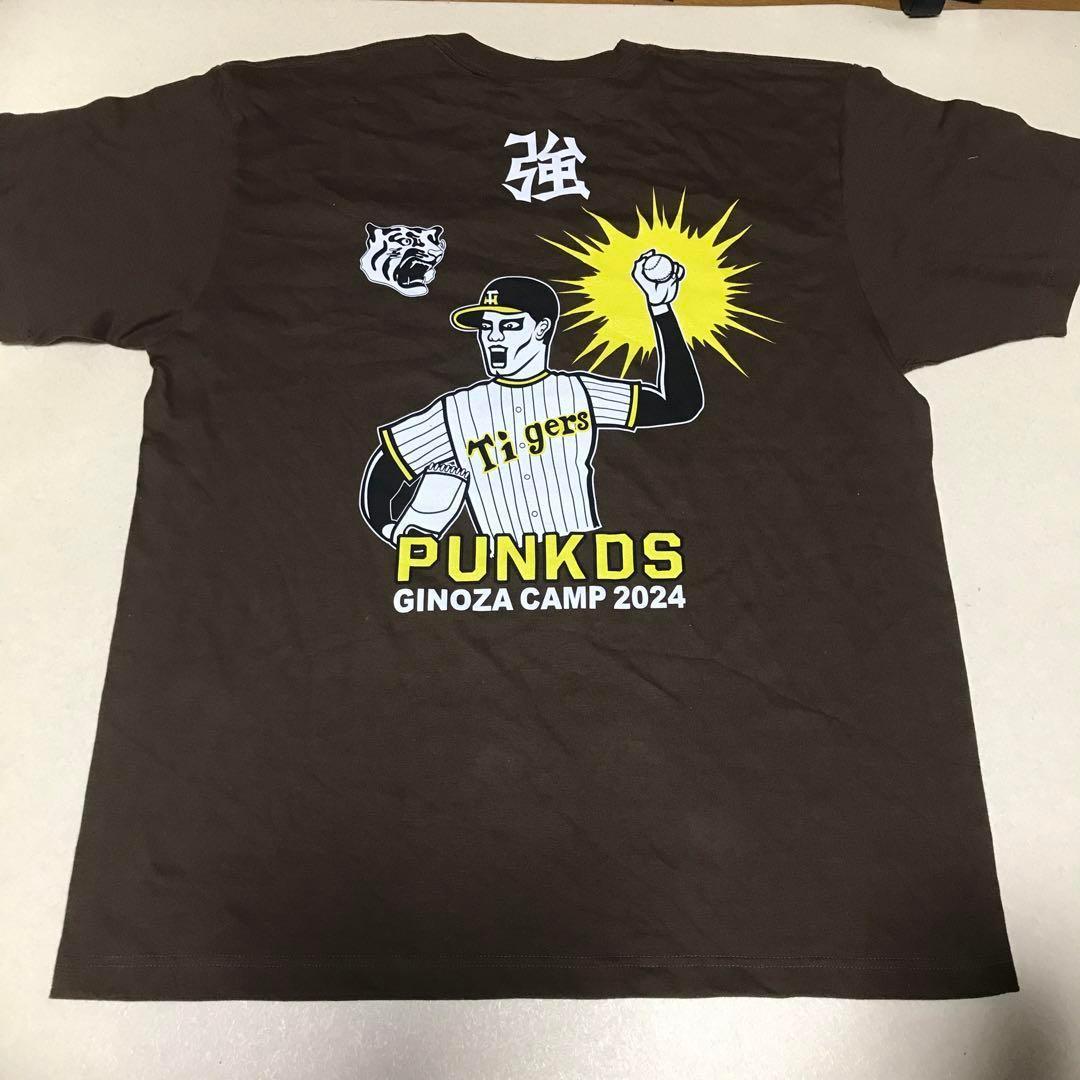 punkdrunkers XXL 阪神タイガース 未使用 Tシャツ 茶 虎 半袖