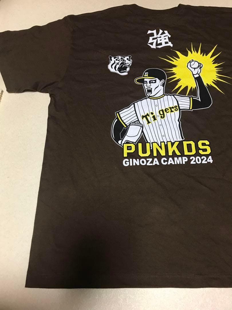punkdrunkers XXL 阪神タイガース 未使用 Tシャツ 茶 虎 半袖