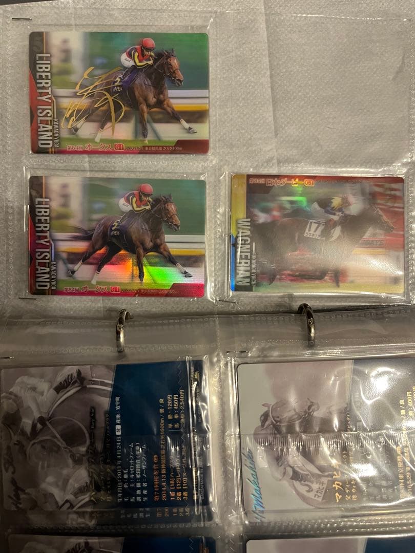 サラブレッドホースコレクション ノーマルカードコンプ。 サイン16/30枚コンプ