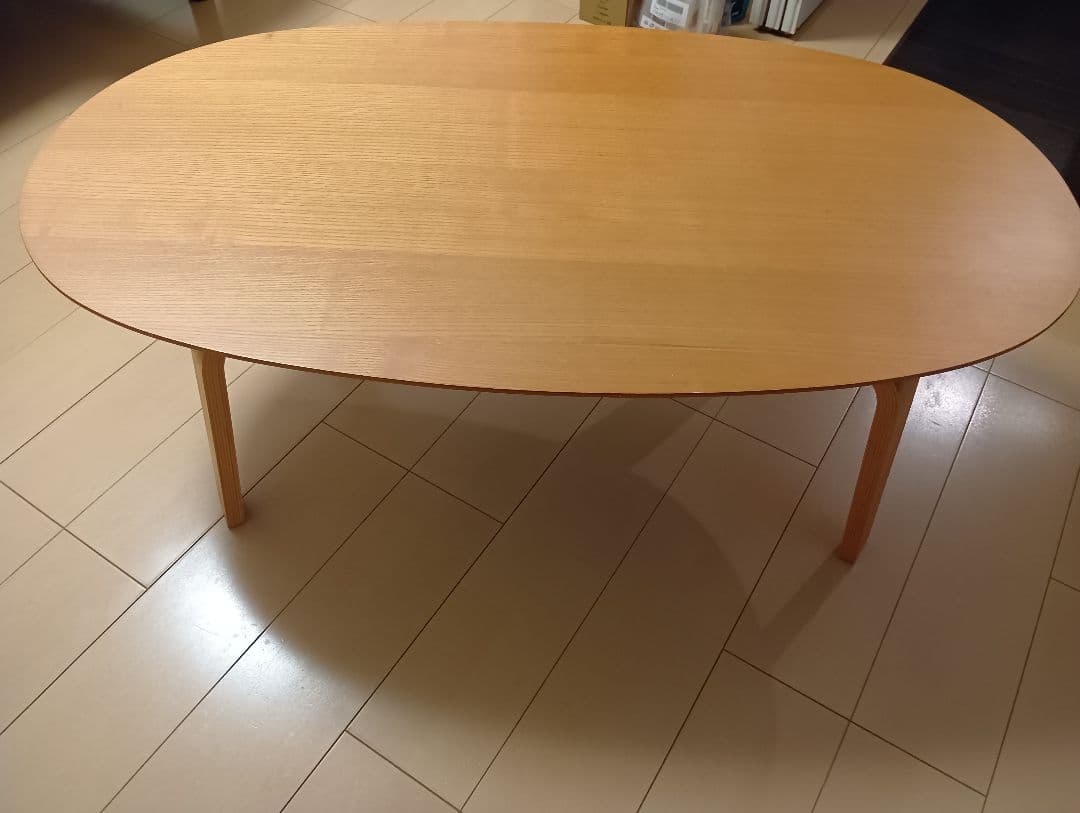 無印良品　楕円形コタツ　美品　おまけコタツ掛け布団