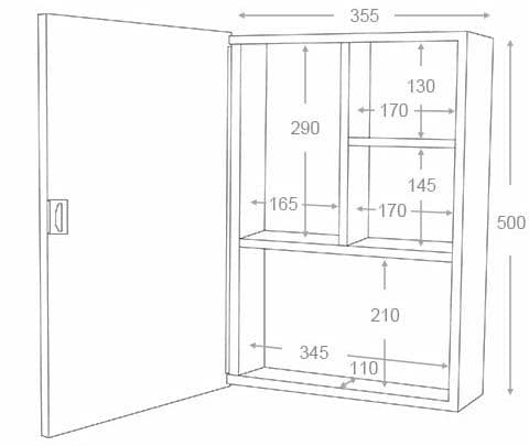 新品 ステンレス ミラー キャビネット ダルトン 鏡 サニタリー 収納