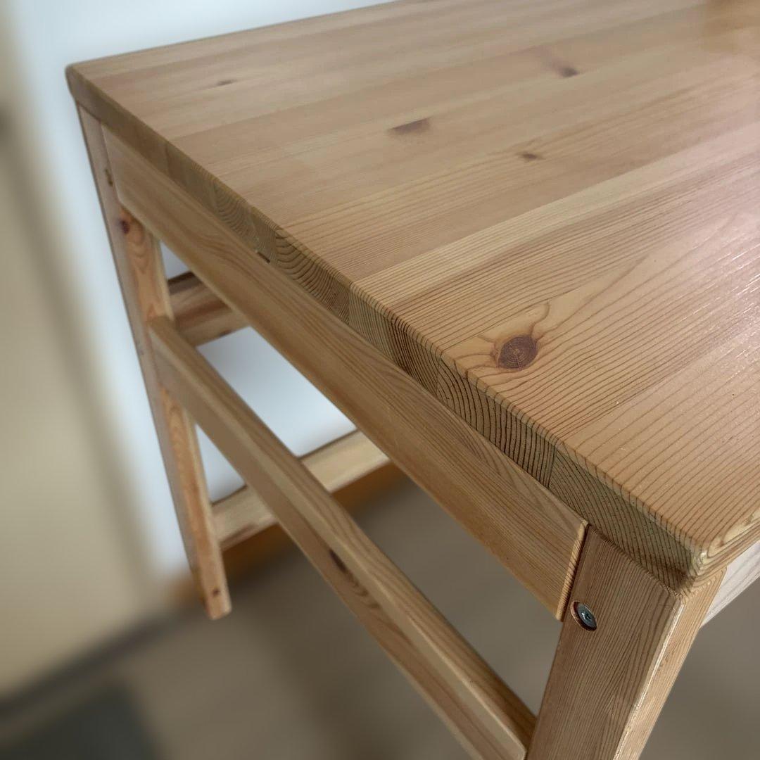 無印良品 パイン材デスク デスクワゴンセット1