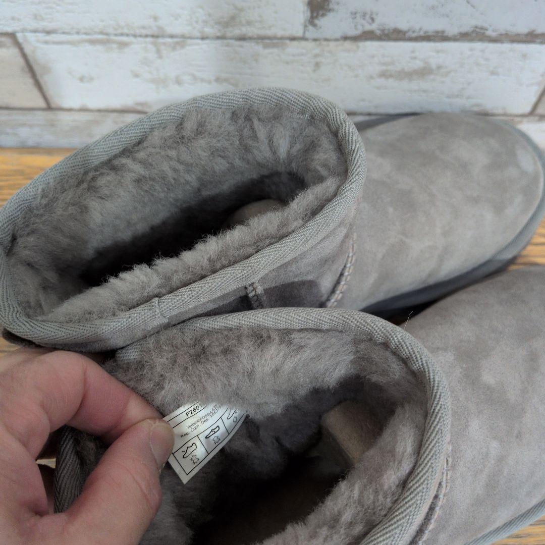 UGG W CLASSIC MINI II グレー 6