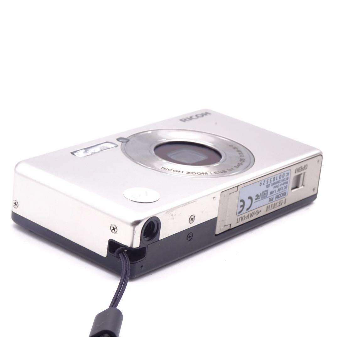 【動作確認済】 RICOH PX コンパクトデジタルカメラ シルバー